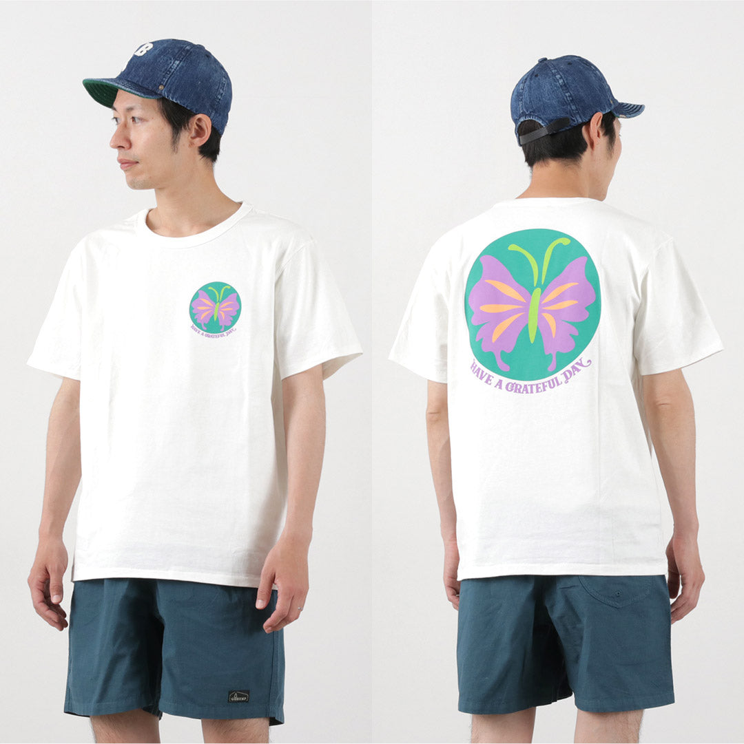 【30％OFF】HAVE A GRATEFUL DAY（ハブアグレイトフルデイ） 11oz Tシャツ バタフライ ＃2