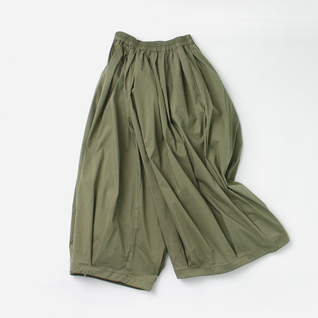 KELEN（ケレン） RIAM ギャザー キュロット パンツ / レディース 春夏 バルーン 膝下 長め Gather Culotte Pants