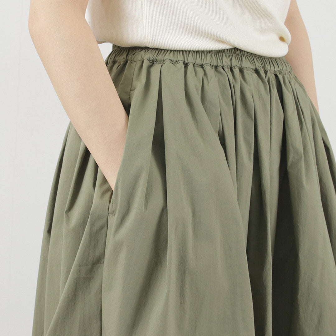 KELEN（ケレン） RIAM ギャザー キュロット パンツ / レディース 春夏 バルーン 膝下 長め Gather Culotte Pants