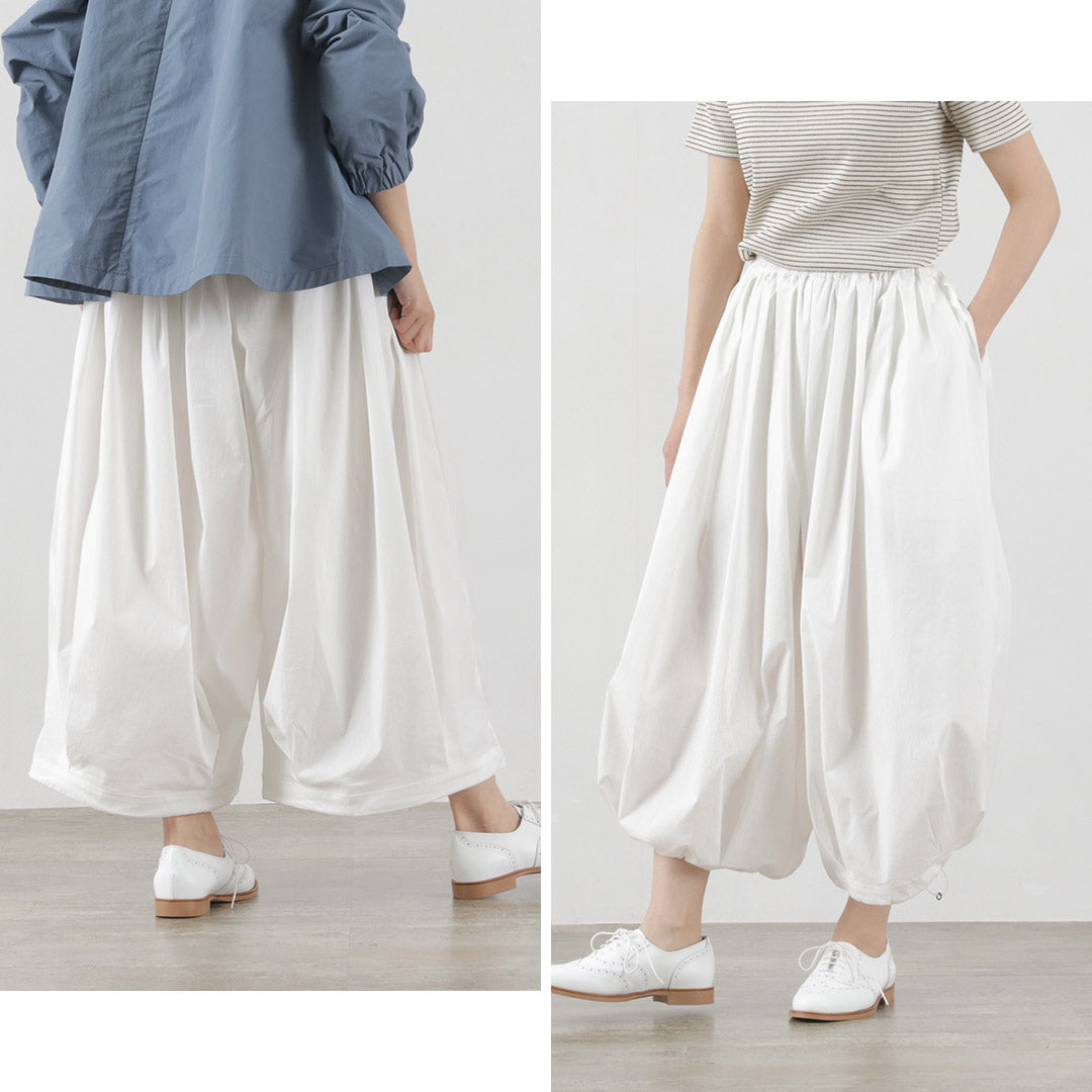 KELEN（ケレン） RIAM ギャザー キュロット パンツ / レディース 春夏 バルーン 膝下 長め Gather Culotte Pants