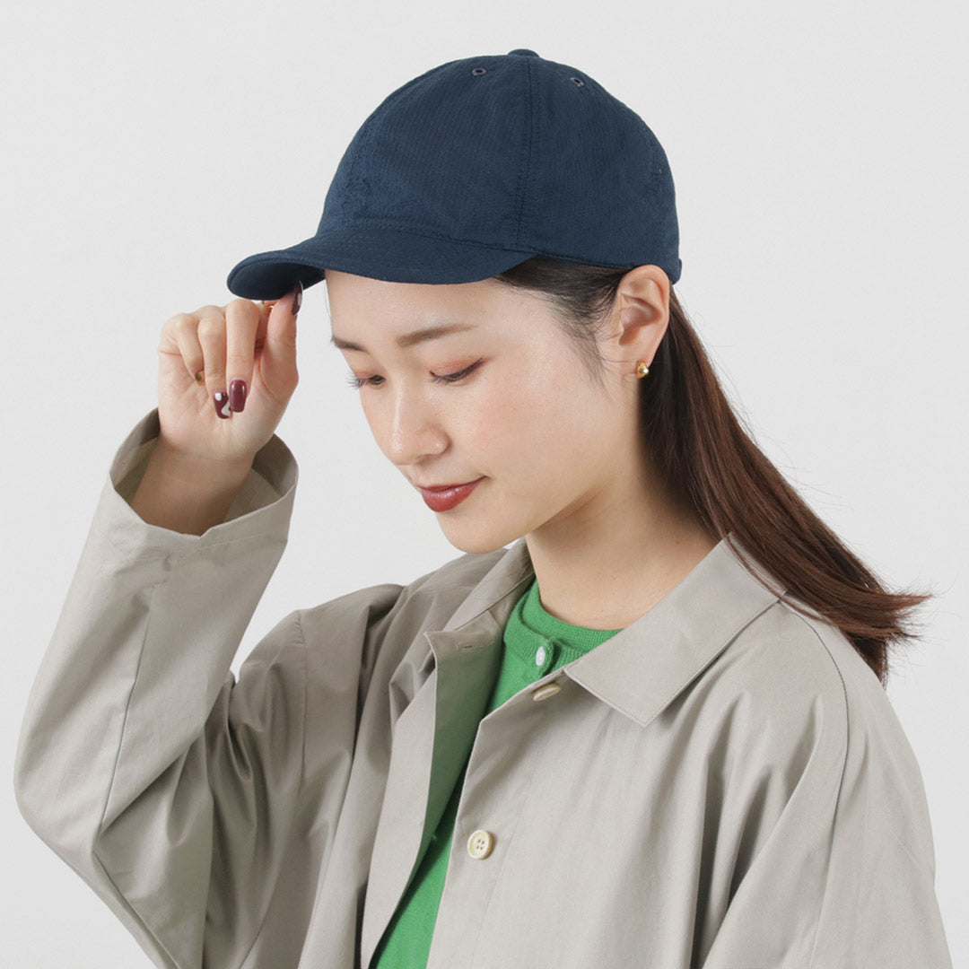 HIGHER(ハイアー) ステッチクロス キャップ / メンズ レディース ユニセックス 帽子 綿 コットン 日本製 Stitch CLOTH CAP CAMEL / 2