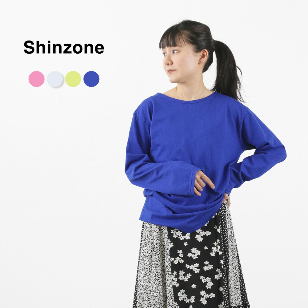 【30％OFF】SHINZONE（シンゾーン） カラーロングスリーブTEE