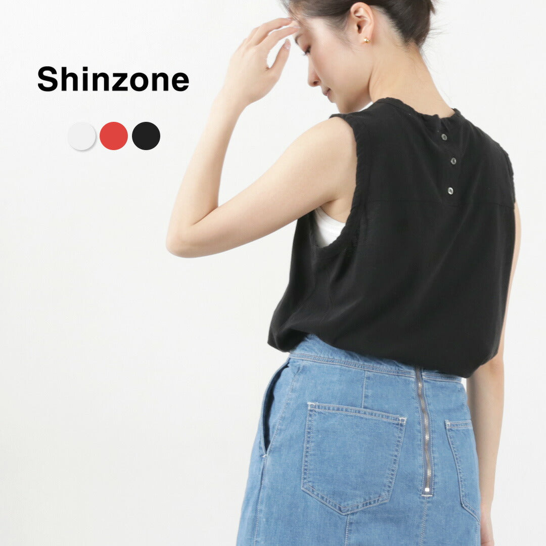 SHINZONE（シンゾーン） ハイツイストコットン スリーブレスカットソー