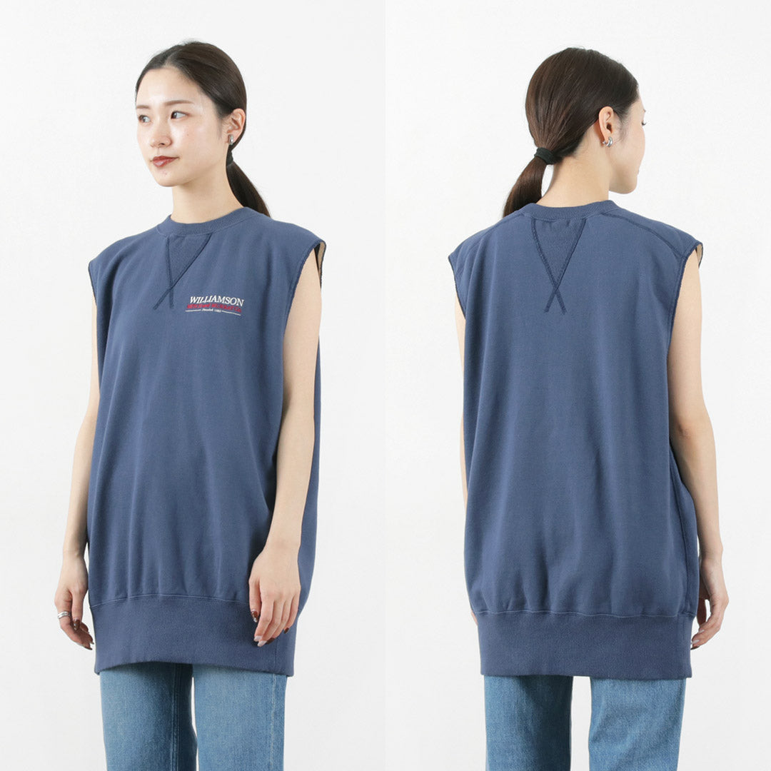 SHINZONE（シンゾーン） スウェットベスト / レディース トップス チュニック丈 ノースリーブ スリーブレス ロゴ コットン 綿 23MMSCU11 SWEAT VEST