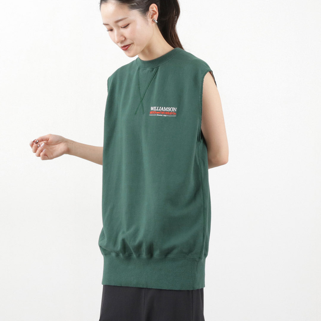 SHINZONE（シンゾーン） スウェットベスト / レディース トップス チュニック丈 ノースリーブ スリーブレス ロゴ コットン 綿 23MMSCU11 SWEAT VEST