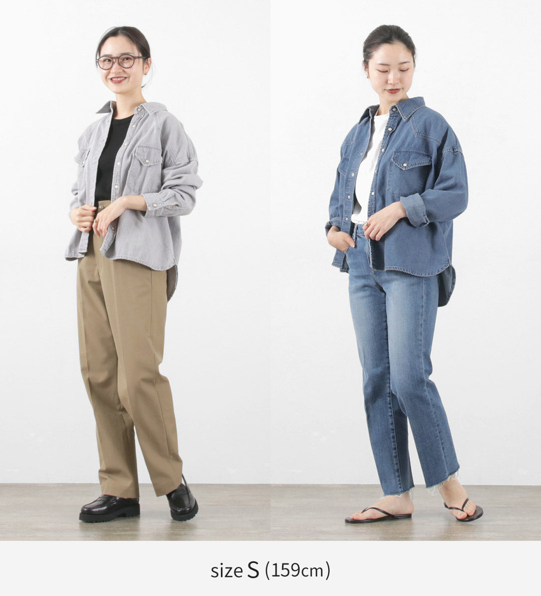 REMI RELIEF（レミレリーフ） SHORT DENIM WESTERN SHIRT / ショート デニム ウエスタンシャツ 長袖 メンズ レディース ビンテージ 日本製