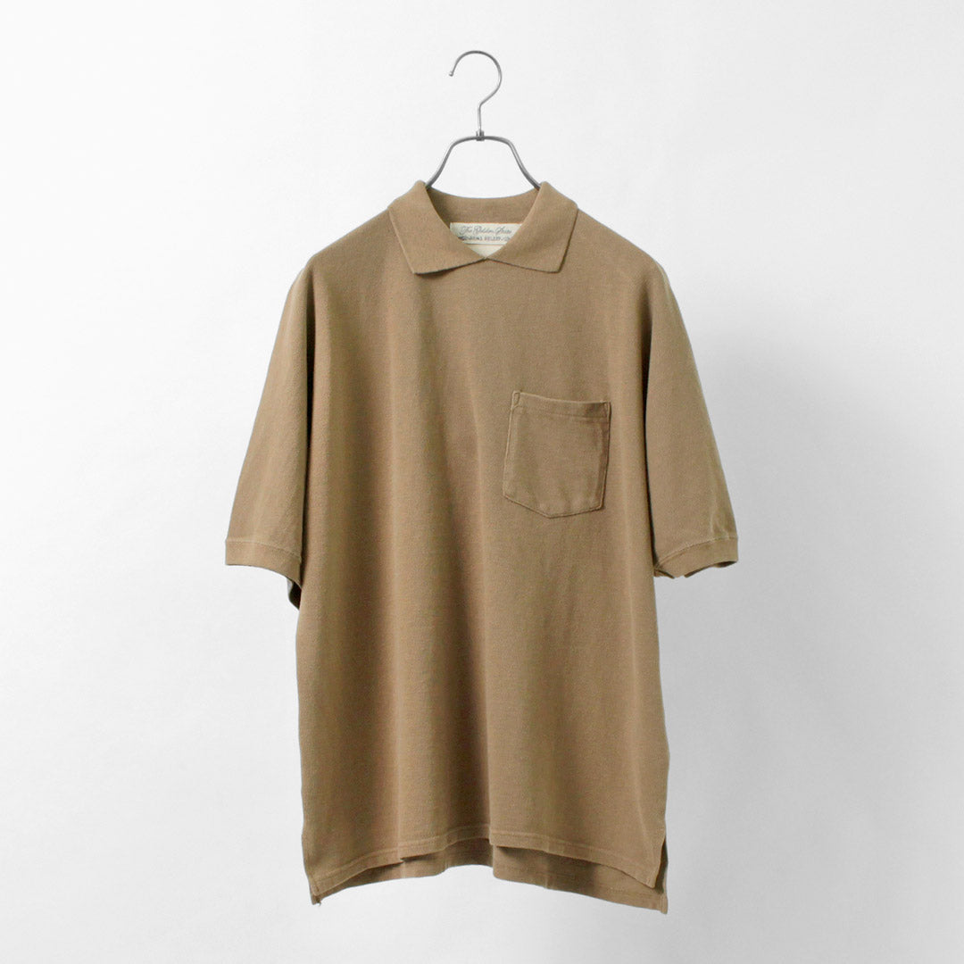 REMI RELIEF（レミレリーフ） 16/-ラフィー鹿の子T / メンズ ポロシャツ 半袖 Tシャツ 襟付き カットソー 綿 日本製