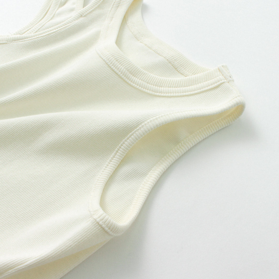 CHIGNON（シニヨン） アシメスリットタンク / レディース トップス タンクトップ ノースリーブ アシンメトリー Asymmetry Slit Tank