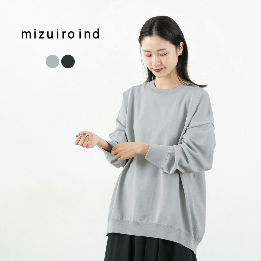 mizuiro ind（ミズイロインド） クルーネック ワイド P/O