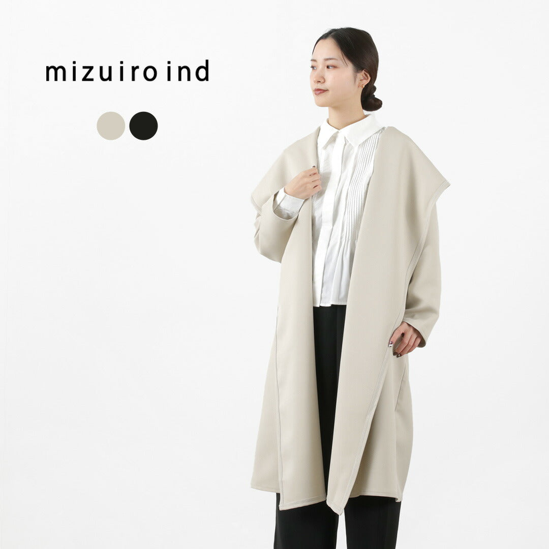 MIZUIRO IND（ミズイロインド）ドレープ フーデッド CD / レディース