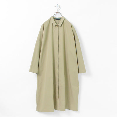 MIZUIRO IND（ミズイロインド） シャツライク コート / レディース ライトアウター ロング丈 長袖 Shirt Like Coat liou クリスマス プレゼント ギフト