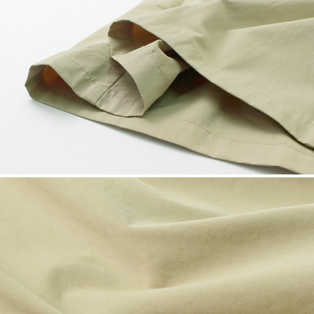 MIZUIRO IND（ミズイロインド） シャツライク コート / レディース ライトアウター ロング丈 長袖 Shirt Like Coat liou クリスマス プレゼント ギフト