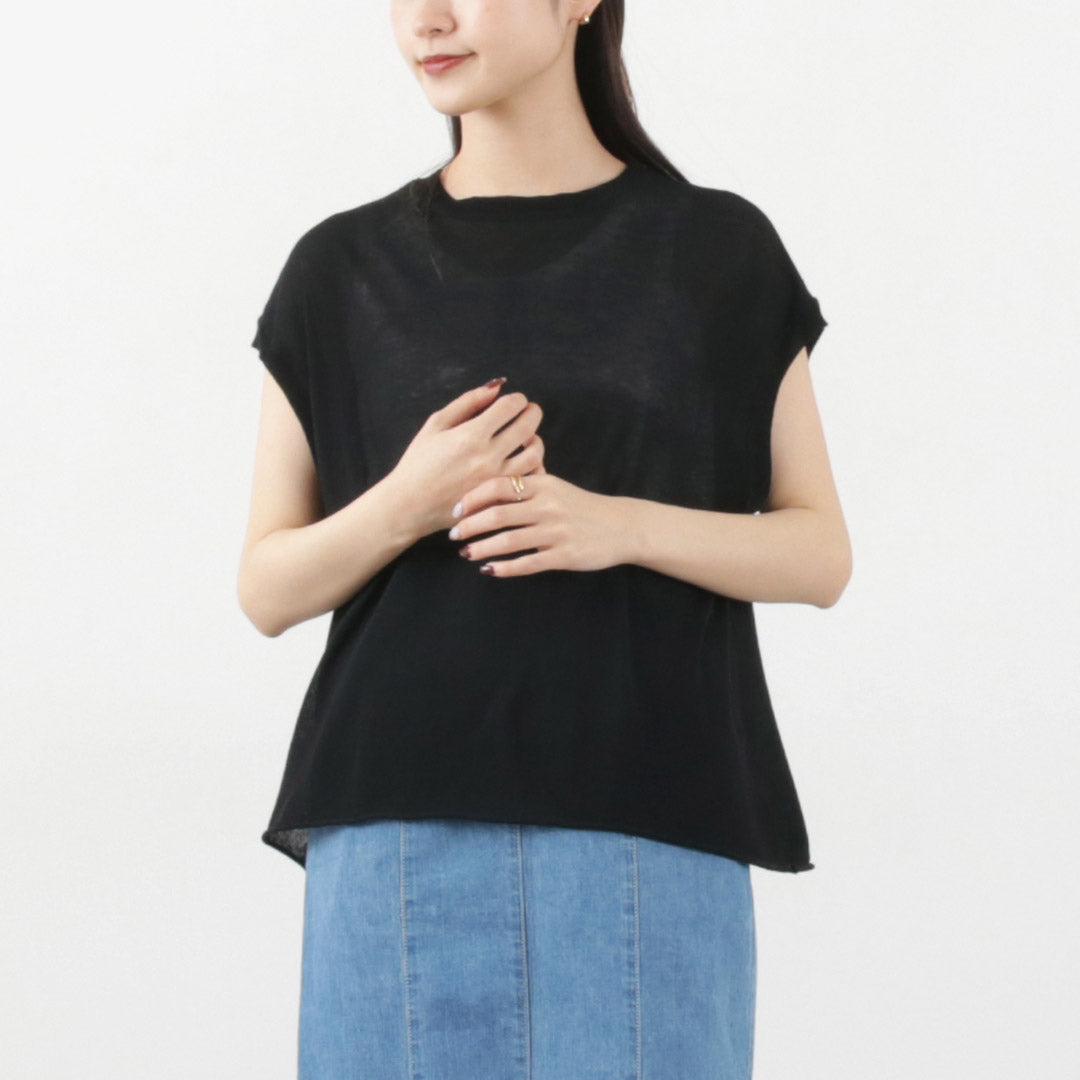 【30％OFF】MAO MADE（マオメイド） カラー別注 フレンチスリーブ 2Way プルオーバー