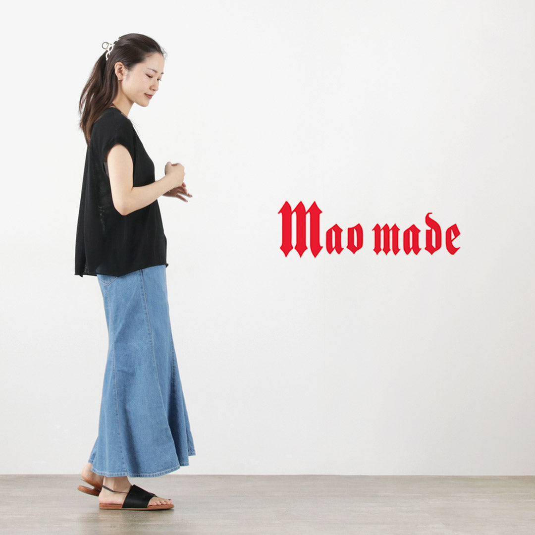 【30％OFF】MAO MADE（マオメイド） カラー別注 フレンチスリーブ 2Way プルオーバー