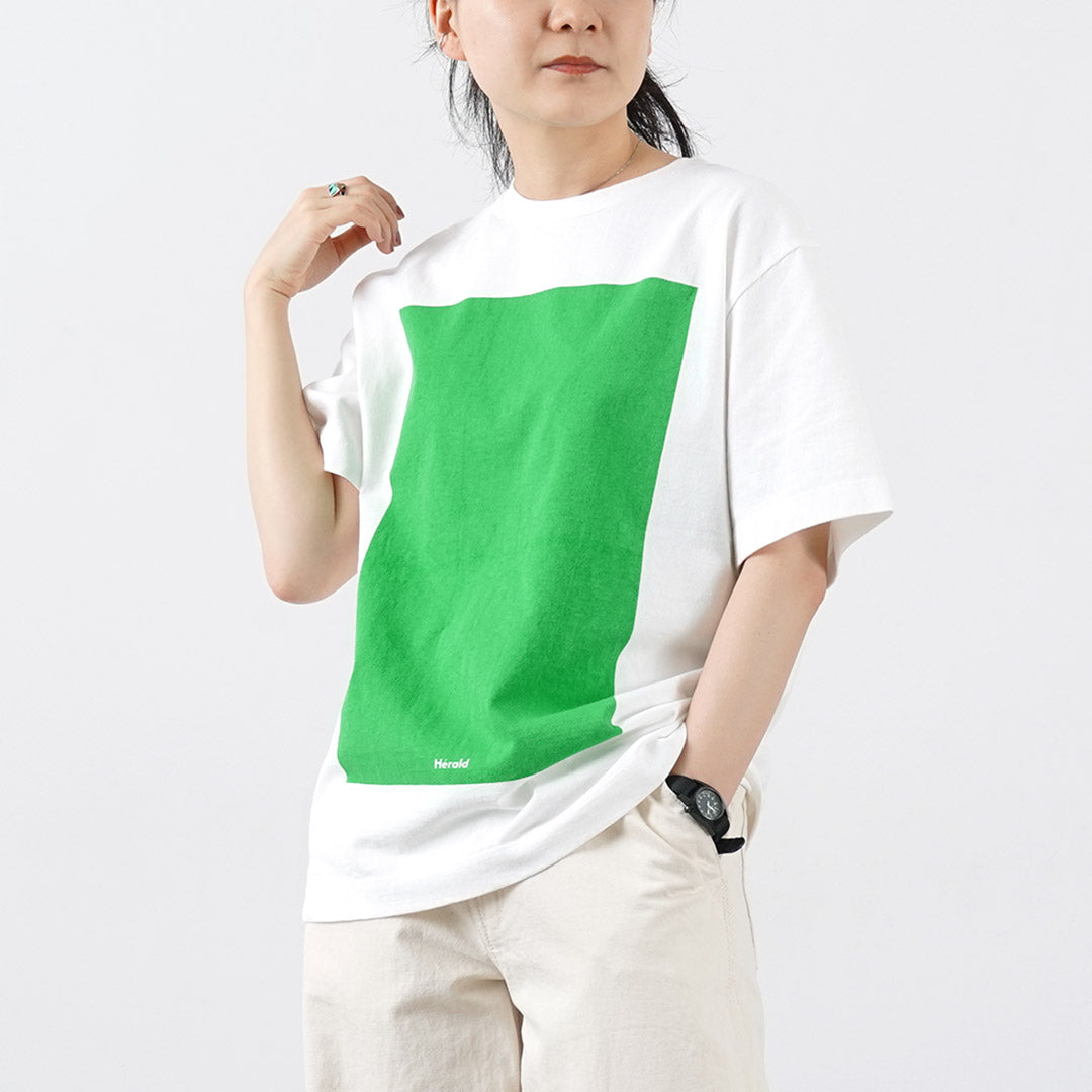 【30％OFF】MAO MADE（マオメイド） スクエア プリント Tee