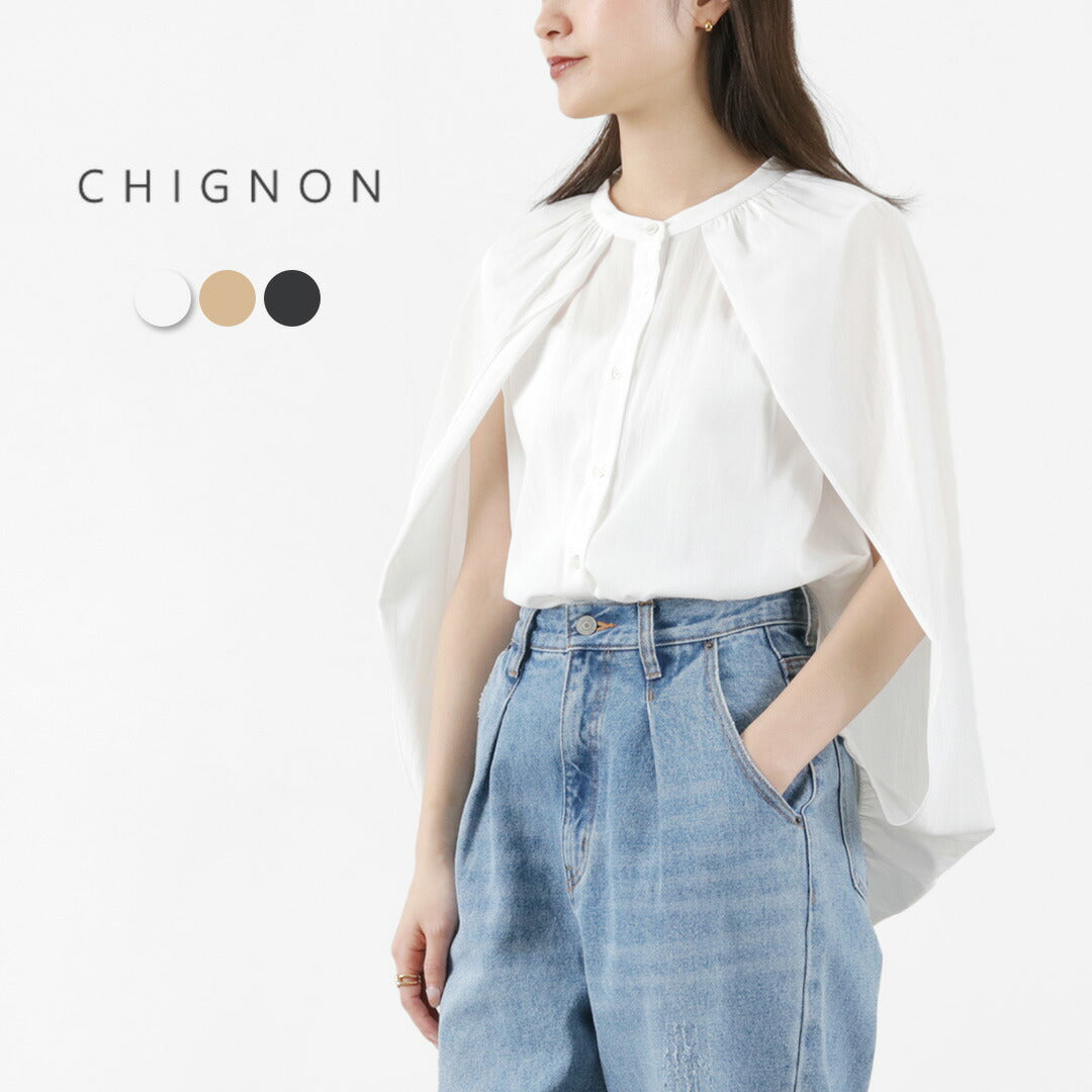 【30％OFF】CHIGNON（シニヨン） ケープブラウス