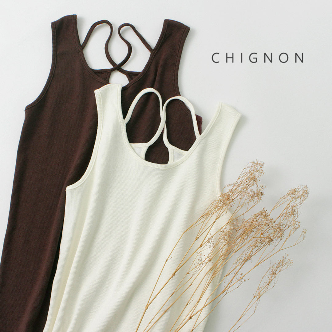 【30％OFF】CHIGNON（シニヨン） 2WAYタンクトップ