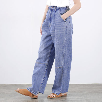 YENN（イェン） ハイライズ タック ワイド デニムパンツ / レディース ボトムス デニム ハイウエスト HIGH RIZE TUCK WIDE DENIM PANTS