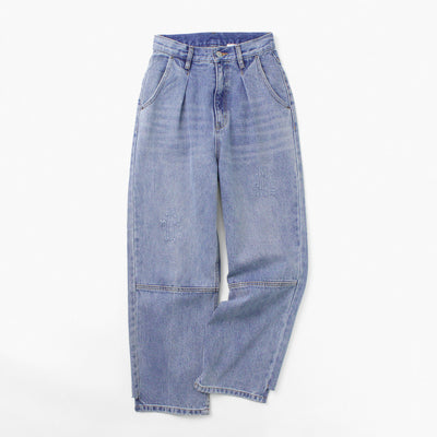 YENN（イェン） ハイライズ タック ワイド デニムパンツ / レディース ボトムス デニム ハイウエスト HIGH RIZE TUCK WIDE DENIM PANTS