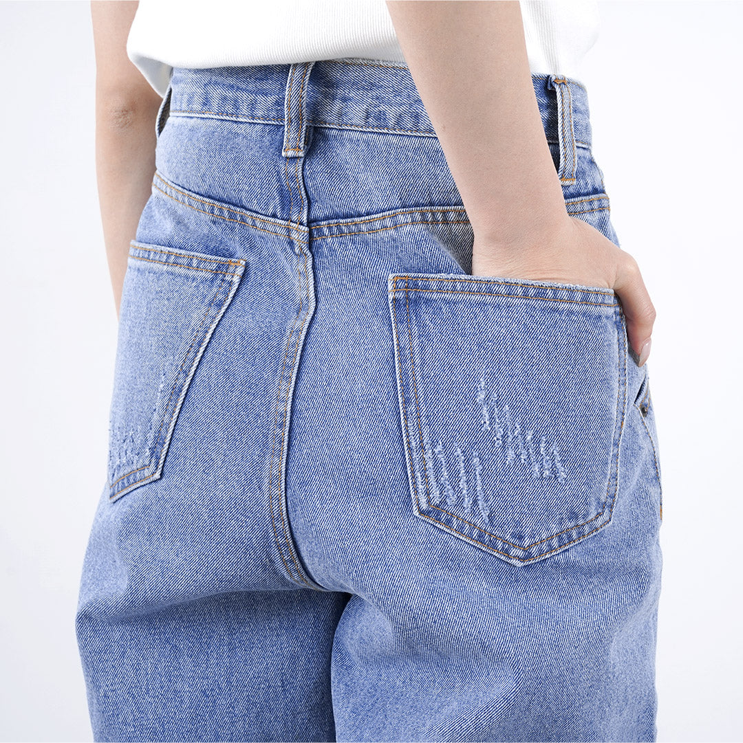 YENN（イェン） ハイライズ タック ワイド デニムパンツ / レディース ボトムス デニム ハイウエスト HIGH RIZE TUCK WIDE DENIM PANTS