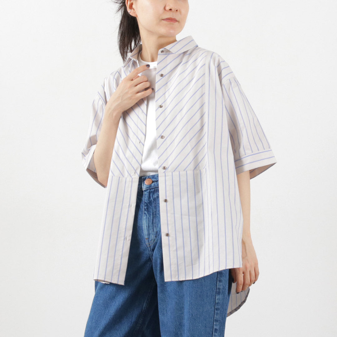 【30％OFF】KELEN（ケレン） ENDY STRIPE ワイド ブラウス