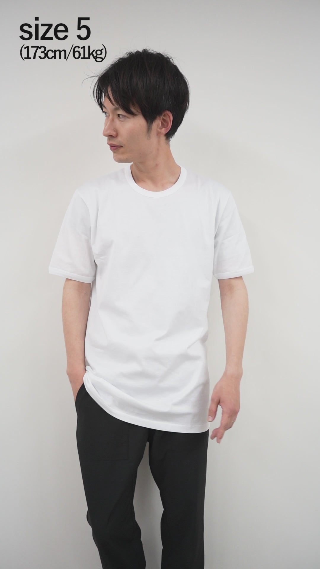 GICIPI（ジチピ） アンノーネ クルーネック ベーシックTシャツ