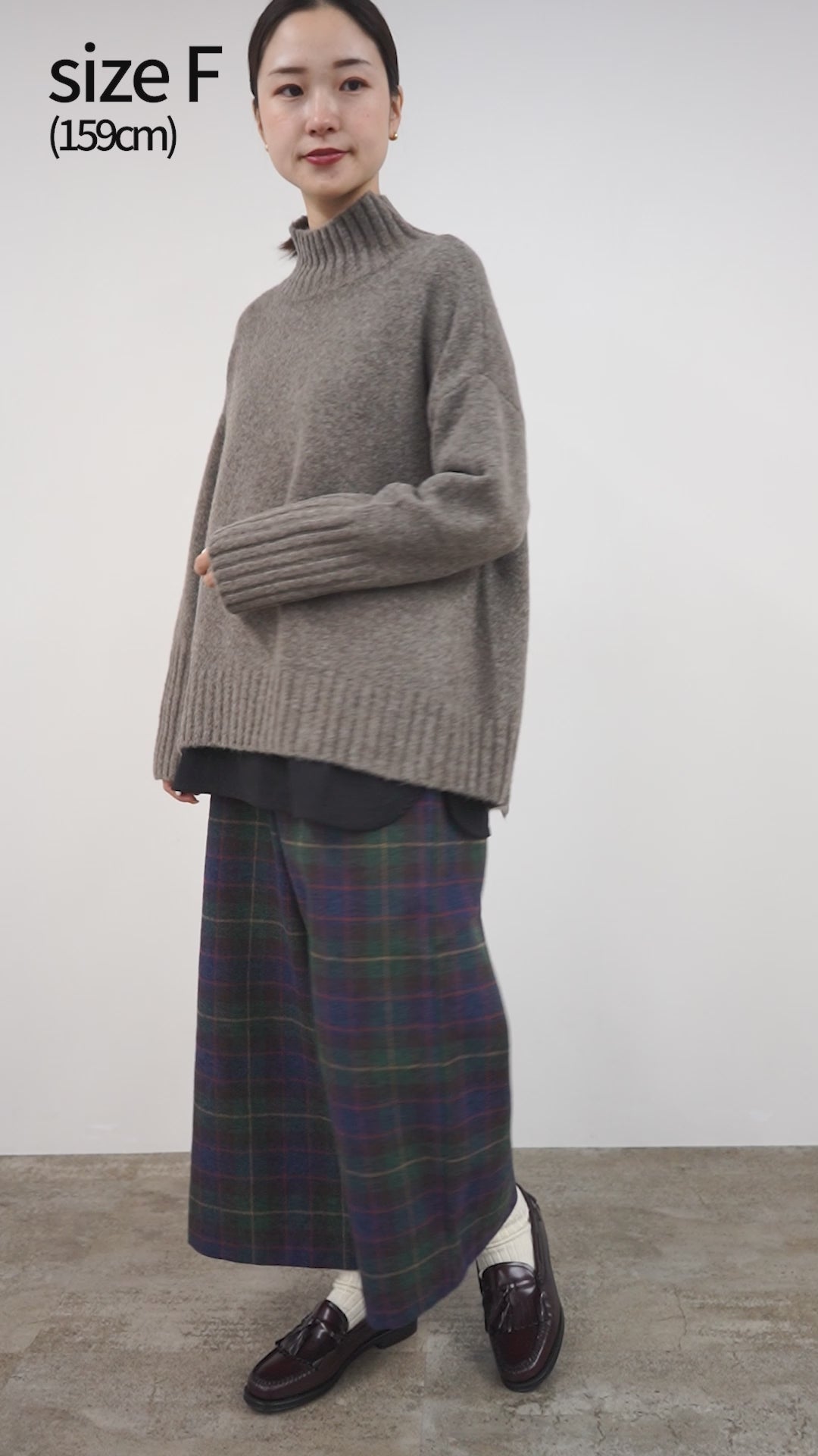 MAO MADE（マオメイド） ヤクフィール ハイネック プルオーバー レディース トップス ニット セーター ゆったり 暖かい 長袖 Aライン モックネック クリスマス プレゼント ギフト