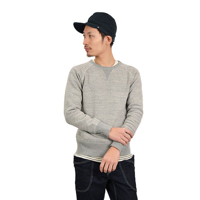 BARNS（バーンズ） 別注 吊り編み 裏毛 クルー スウェット2021年モデル 無地 メンズ 日本製 L/S CREW SWEAT BR-4930R クリスマス プレゼント ギフト