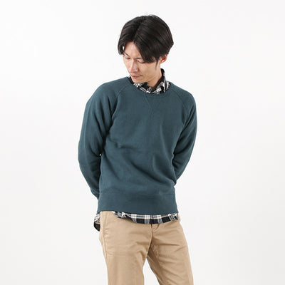 BARNS（バーンズ） 別注 吊り編み 裏毛 クルー スウェット2021年モデル 無地 メンズ 日本製 L/S CREW SWEAT BR-4930R クリスマス プレゼント ギフト