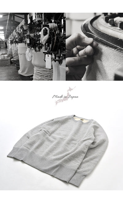 BARNS（バーンズ） 別注 吊り編み 裏毛 クルー スウェット2021年モデル 無地 メンズ 日本製 L/S CREW SWEAT BR-4930R クリスマス プレゼント ギフト