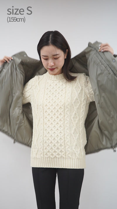 【まとめ買いで最大30％OFFクーポン】【30％OFF】F/CE.（エフシーイー） レイヤード パディングブルゾン レディース アウター ジャケット ショート エコダウン ベスト 3WAY SOLOTEX 日本製 NEW LAYERED PADDING BLOUSON クリスマス プレゼント ギフト【セール】
