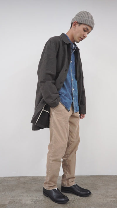 【20％OFFクーポン対象！】JAPAN BLUE JEANS（ジャパンブルージーンズ） 別注 RJB4625 T/C 硫化染 コーデュロイ オフィサーパンツ メンズ ワーク テーパード ビジネス 日本製 クリスマス プレゼント ギフト