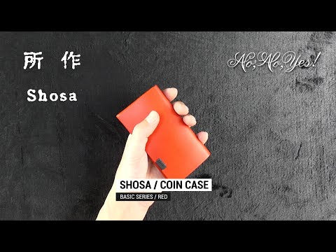 所作（しょさ） [B] コインケース オイルヌバック / 財布 / 革 / カードケース / 日本製 / Shosa / SHO-CO1B
