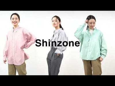 【20％OFFクーポン対象！】SHINZONE（シンゾーン） ストライプ ダディーシャツ / 長袖 / ワイド ゆったり / コットン / レディース / 日本製 / 22SMSBL04 / STRIPE DADDY SHIRTS クリスマス プレゼント ギフト